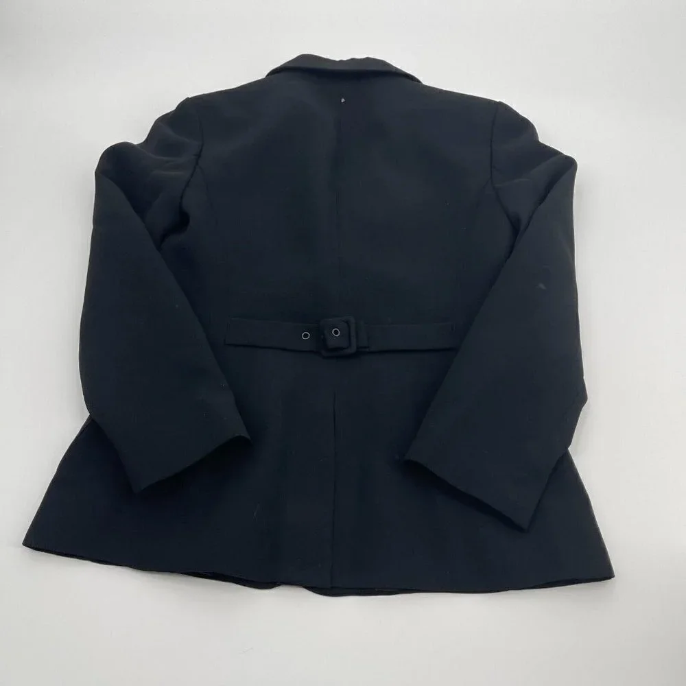 Calvin Klein Womens Blazer 2 Professional Business Jacket Lined Button Closure